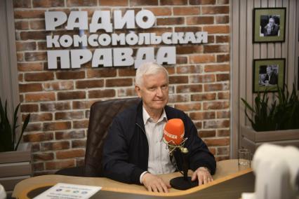 Борис Шустов на радиостанции \"Комсомольская правда\"