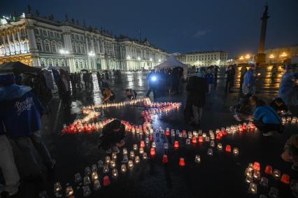Акция Свеча памяти в Санкт-Петербурге