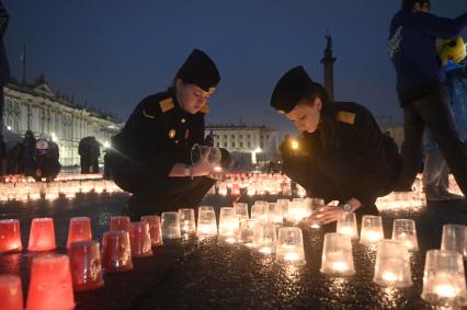 Акция Свеча памяти в Санкт-Петербурге