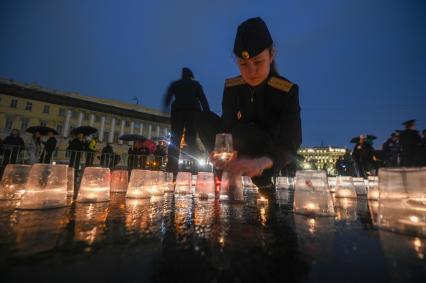 Акция Свеча памяти в Санкт-Петербурге