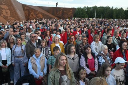 У Ржевского мемориала Советскому солдату состоялся концерт-реквием Мы этой памяти верны\", посвященный Дню памяти и скорби