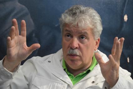 Павел Грудинин на радиостанции Комсомольская правда