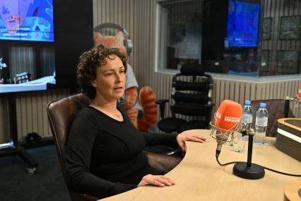 Юлия Чичерина на радиостанции Комсомольская правда\"