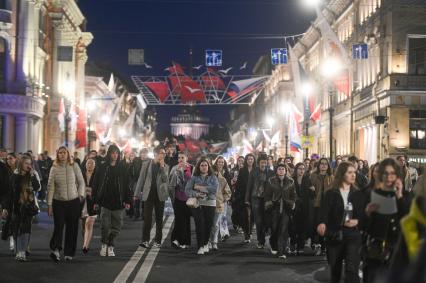 Праздник выпускников \"Алые паруса\" в Санкт-Петербурге