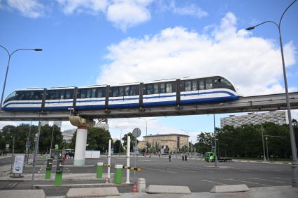 Завершение работы московского монорельса