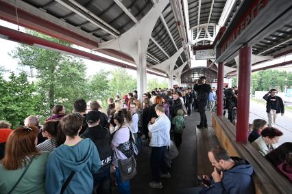 Завершение работы московского монорельса