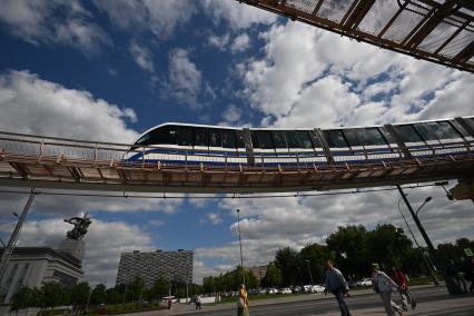 Завершение работы московского монорельса