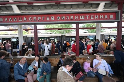 Завершение работы московского монорельса