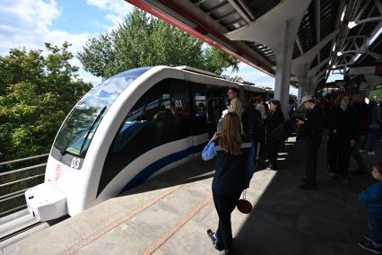 Завершение работы московского монорельса