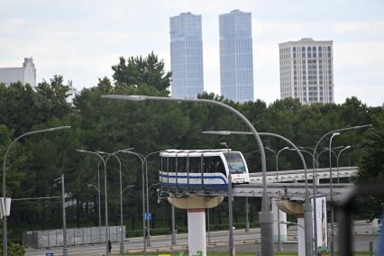 Завершение работы московского монорельса