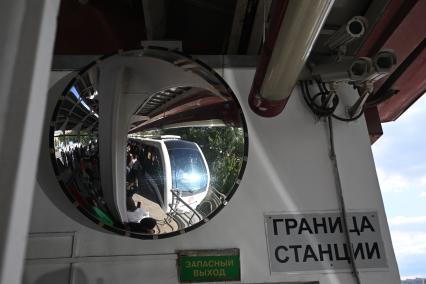 Завершение работы московского монорельса