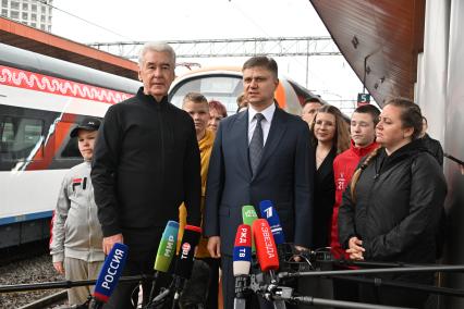 Сергей Собянин и Олег Белозёров