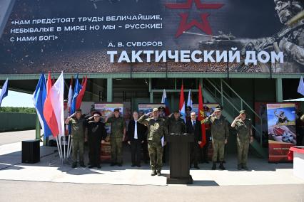 Открытие нового общевойскового полигона ЮВО в Краснодарском крае