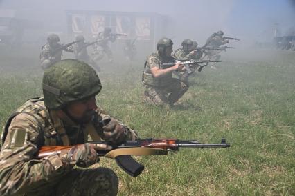Открытие нового общевойскового полигона ЮВО в Краснодарском крае