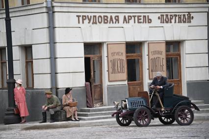 Съемки фильма Лиля\" в кинопарке Москино