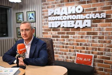 Владислав Шапша на радиостанции `Комсомольская правда`