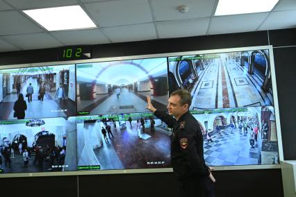 Пресс-тур московской полиции в метрополитене