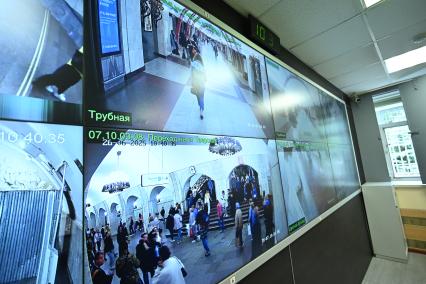 Пресс-тур московской полиции в метрополитене