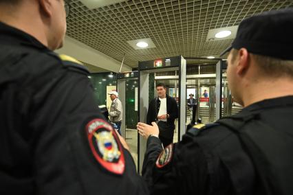 Пресс-тур московской полиции в метрополитене