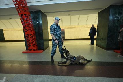 Пресс-тур московской полиции в метрополитене