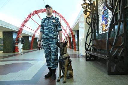Пресс-тур московской полиции в метрополитене