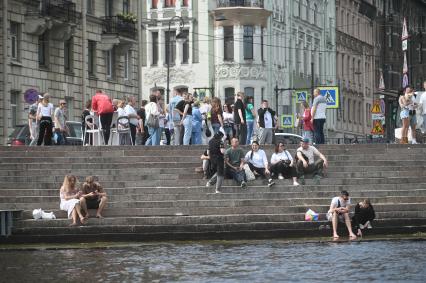 Жара в Санкт-Петербурге