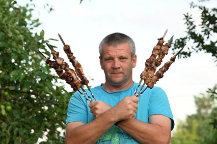 Приготовление шашлыка