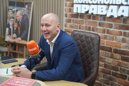 Анзор Музаев на радиостанции Комсомольская правда\"