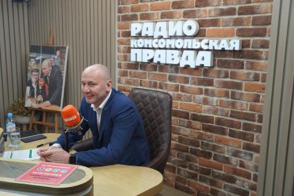 Анзор Музаев на радиостанции Комсомольская правда\"