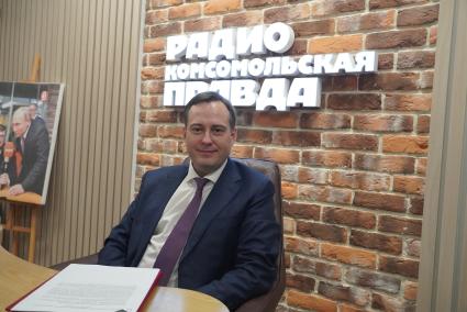 Александр Закондырин на радиостанции \"Комсомольская правда\"