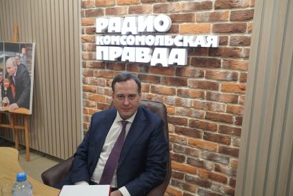 Александр Закондырин на радиостанции \"Комсомольская правда\"