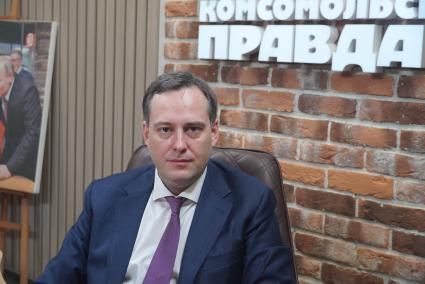 Александр Закондырин на радиостанции \"Комсомольская правда\"