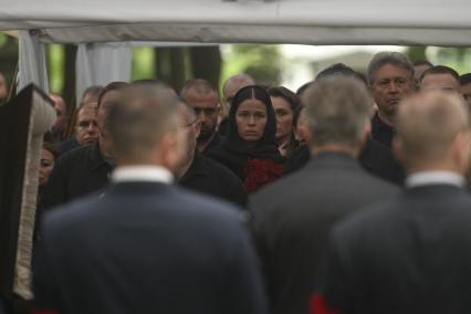 Похороны бывшего министра транспорта РФ Романа Старовойта в Санкт-Петербурге