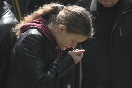 Похороны бывшего министра транспорта РФ Романа Старовойта в Санкт-Петербурге
