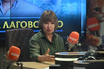 Алла Бут на радиостанции`Комсомольская правда`