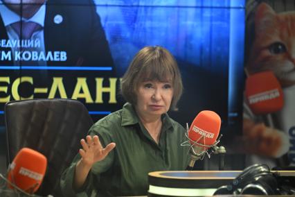 Алла Бут на радиостанции`Комсомольская правда`