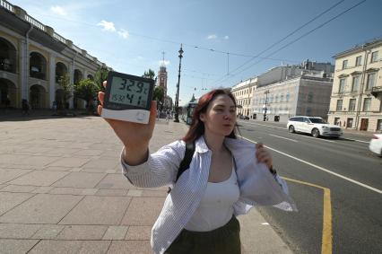 Жара в Санкт-Петербурге