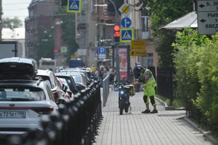 Рейд по велокурьерам в Петербурге