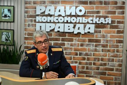 Михаил Игнашкин на радиостанции \"Комсомольская правда\"