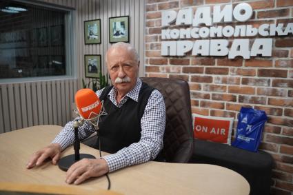 Леонид Якубович на радиостанции \"Комсомольская правда\"