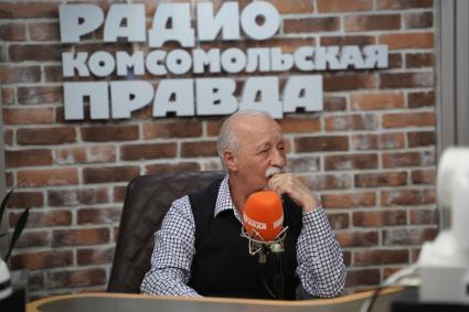 Леонид Якубович на радиостанции \"Комсомольская правда\"