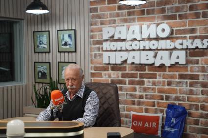 Леонид Якубович на радиостанции \"Комсомольская правда\"