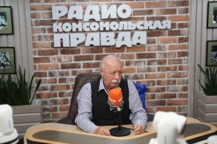 Леонид Якубович на радиостанции \"Комсомольская правда\"