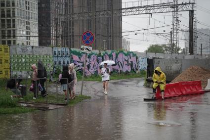 Дождь в Москве