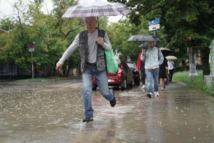 Дождь в Москве
