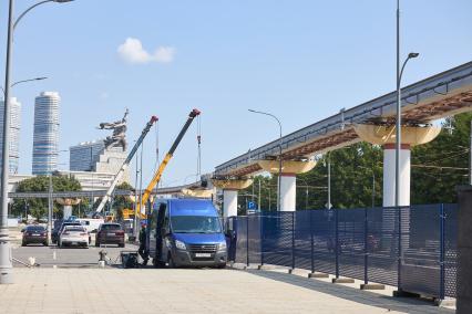 Работы по демонтажу монорельса