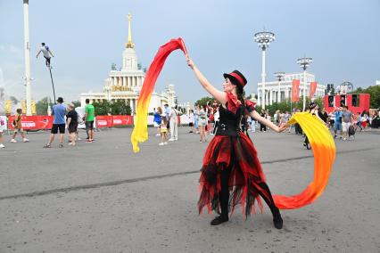 Международный фестиваль воздушных гимнастов Трапеция\" на ВДНХ