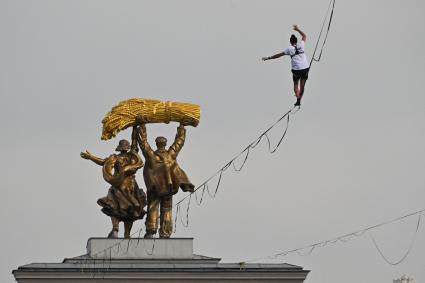 Международный фестиваль воздушных гимнастов Трапеция\" на ВДНХ
