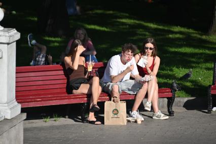 Аномальная жара в Москве
