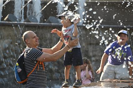 Аномальная жара в Москве